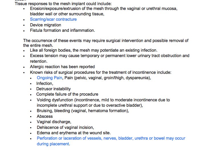 MeshCampaign's tweet photo. #BostonScientific issues a field safety notice for its #mesh in 2016 Look at all those life-altering devastating risks DESPITE this, BSc mesh can still be used in NewZealand but J&J mesh cant. HOWEVER J&J mesh is freely used in UK Go figure @EmmaHardyMP https://t.co/zIaCWvBZsJ https://t.co/KpTbzid6AF