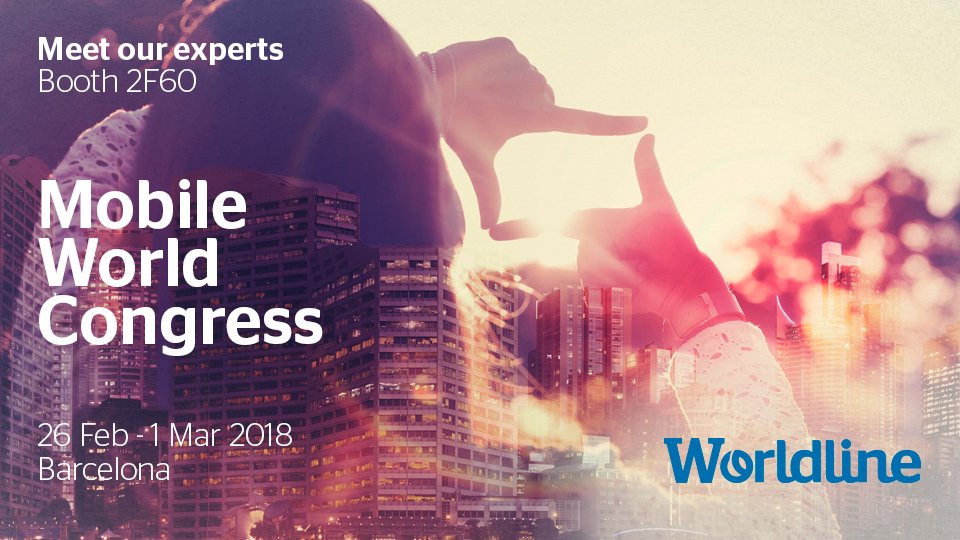 Last chance to come and meet our experts on booth 2F60 at #MWC18 to discover how #Worldline will make a #betterfuture in the #payment landscape. bit.ly/2F5y6vV