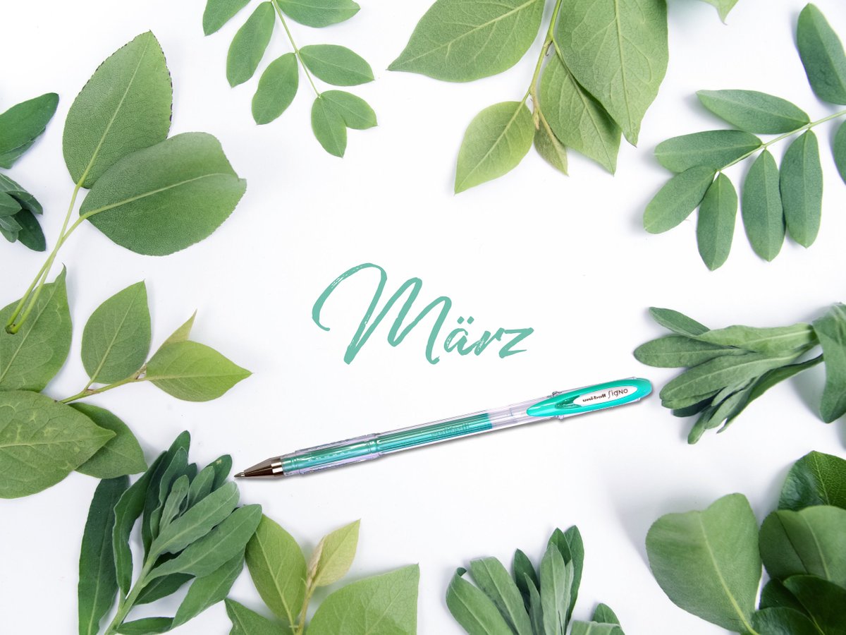 Hallo März! Wer von Euch hat schon seine #BulletJournal Seite für den März geschrieben? Tweetet uns mit Euren #uniball Kreationen!