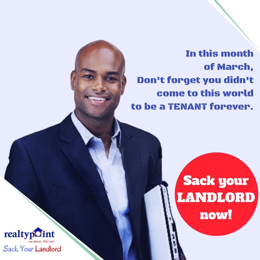 Realtypointltd's tweet photo. Happy new month to all our customers and potential customers💙
The #SackyourLandlord team wishes you a fruitful month ahead.
#HappyNewMonth
#Realtypointltd #Sackyourlandlord
#RealEstate https://t.co/QLu7Mm53x6
