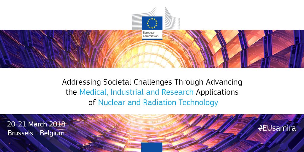 On 20-21/3 this conference will seek to identify cross-cutting actions  that can be taken to maximize societal benefits of nuclear &amp; radiation technologies whilst maintaining the highest achievable level of quality &amp; safety. #EUsamira 
More info: europa.eu/!hJ88nt