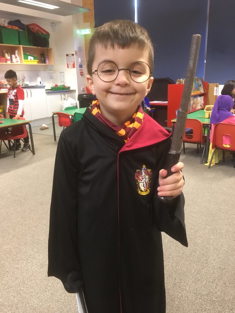 Harry Potter has moved from Hogwarts to Clifton! <a href="/CliftonPrim/">CliftonPrimary</a> #worldbookdayuk
