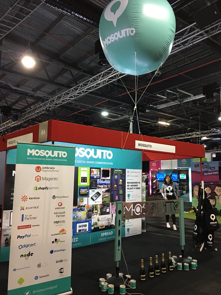 mosquitodigital's tweet photo. Good morning! We’re at @ProlificLive again today so stop by and say hello. You could be our next big winner! #CreateSomeBuzz #ProlificNorthLive #teamMosquito https://t.co/dJU3lVHQkE