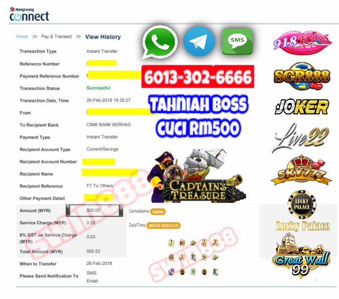 joeywei06's tweet photo. Whatsapp : https://t.co/y96E2lNGgf  
 SMS : 0133026666
⚠️ WELCOME BONUS 30%
⚠️ REFER BONUS 20%
⚠️ DAILY BONUS 10%
#KISS918 #joker123 #sky777 
#live22 #lpe88 #gw99 https://t.co/bVBEk3ZAtg