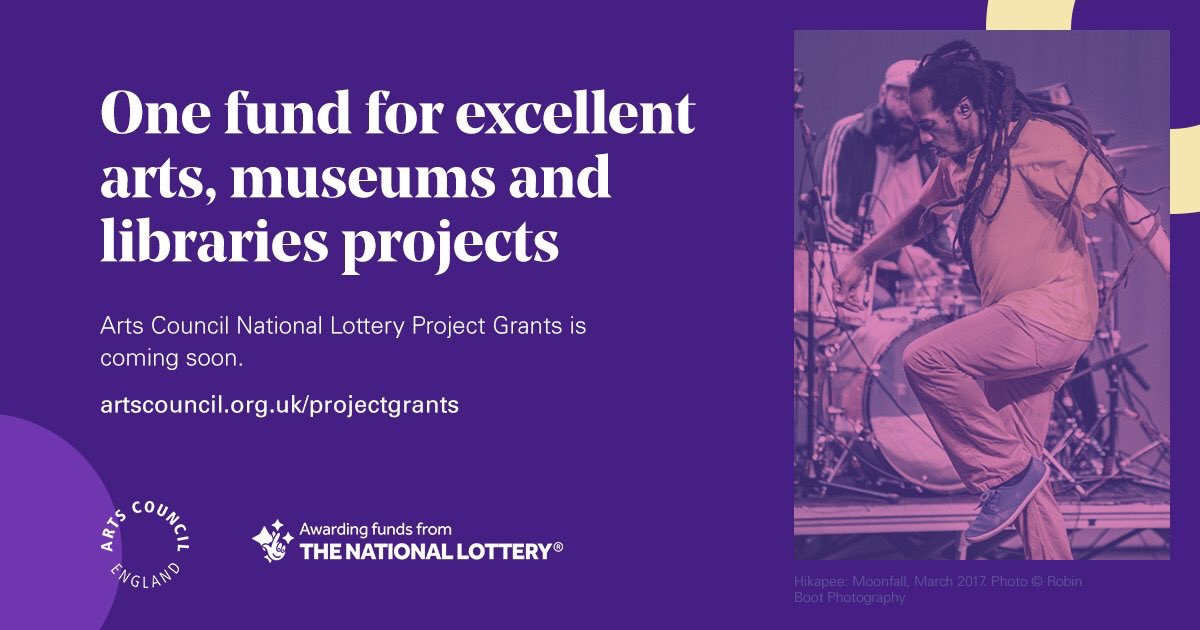 HENLEYDARREN's tweet photo. Everything you need to know about @ace_national #NationalLottery Project Grants - our new fund for arts, museums and libraries projects: https://t.co/xg1tVJpF48 https://t.co/kcUMjw40Bo