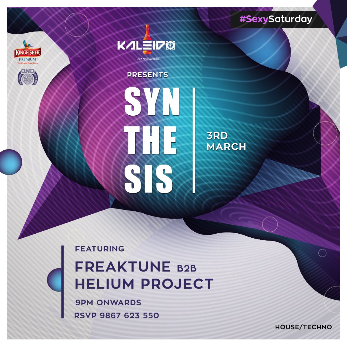 KaleidoMumbai's tweet photo. Get your dancing shoes on!
An exclusive b2b set featuring #Freaktune and #HeliumProject will be at the #dance floor of #KaleidoRestoLounge this #SexySaturday!
Be ready for the most exclusive #techno sounds till wee hours this weekend, 9pm onwards.
RSVP today. https://t.co/vk7sx3MCeL