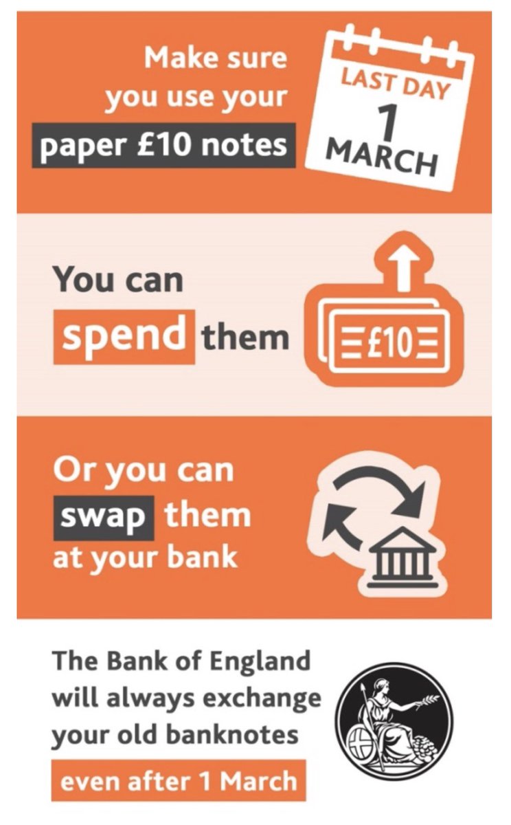 Last Day To Spend Your Old Paper £10 Notes! As Tomorrow It Will No Longer Be Legal Tender! #polymer #bankofengland #tenner sterling-amusements.co.uk