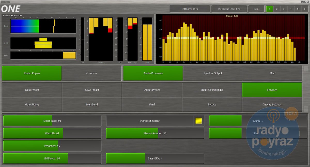 Radyo Poyraz İnternet Yayınına DOPING :) Birde şimdi dinleyin. Çifte düşük gecikmeli ses işleme Teşekkürler Breakaway One Extra. windows 10 Edge yada internet explorer ile dinlemenizi tavsiye ederim. 
radyopoyraz.com
