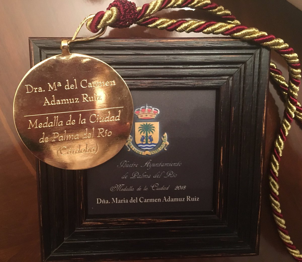 AdamuzC's tweet photo. Gratitud y Humildad al recibir la #Medalla_de_la_Ciudad de #Palma Del Río, mi pueblo natal, un gran honor y privilegio. Emocionante estímulo!! Gracias @palmadelrio_es https://t.co/uVi4NTX9c5