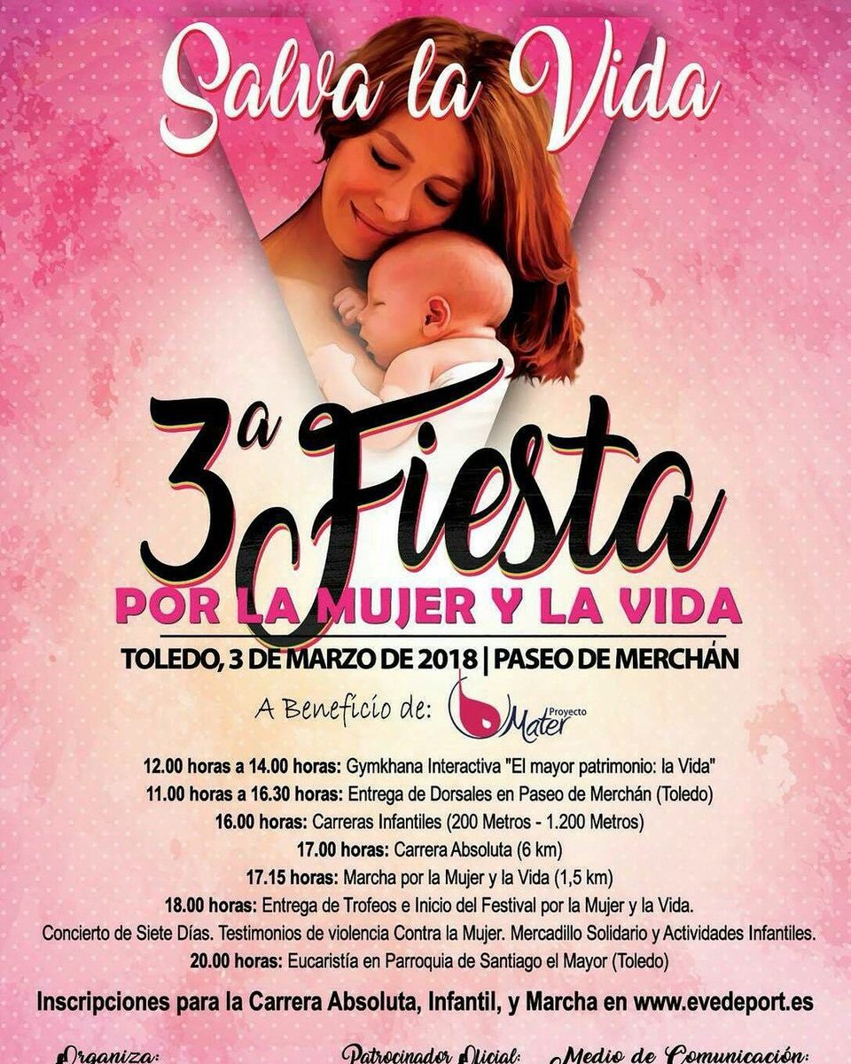 Este sábado tenemos una cita!!! ÚIII Fiesta #xlamujerylavida #3marzo #SalValaVida ¡Corre x la vida!
Nosotros ya estamos apuntados!! Puedes apuntarte el mismo día de la prueba 🏃🏃