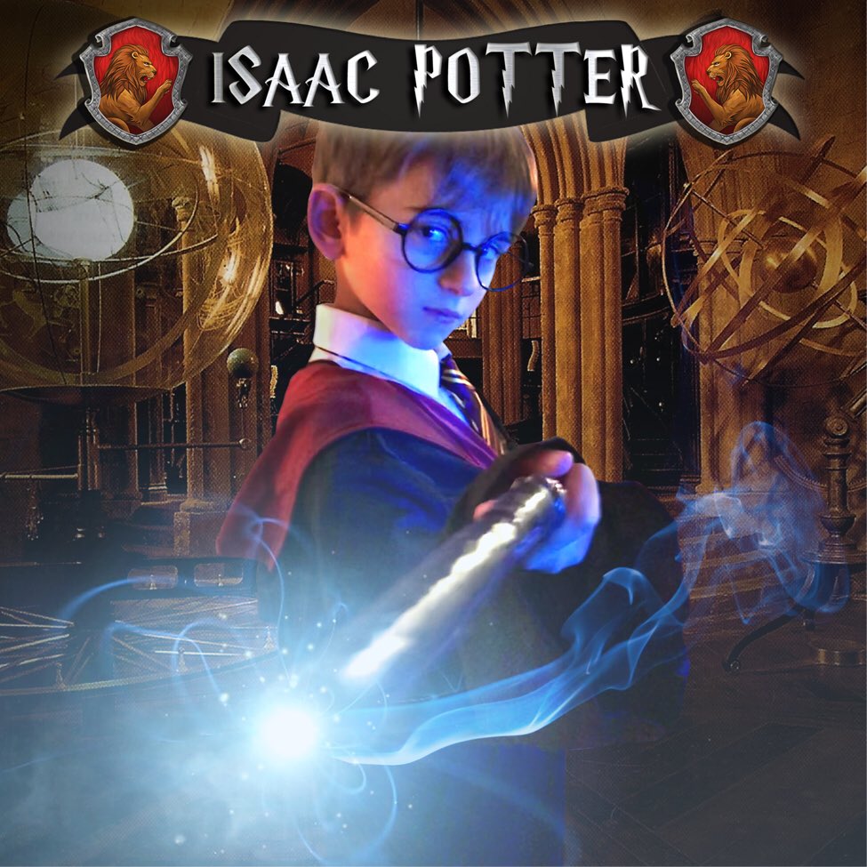 trigger_mrkting's tweet photo. When you pop the hp specs on your lad and get a bit carried away #WorldBookDay #harrypotter https://t.co/L8J4BQz6oo