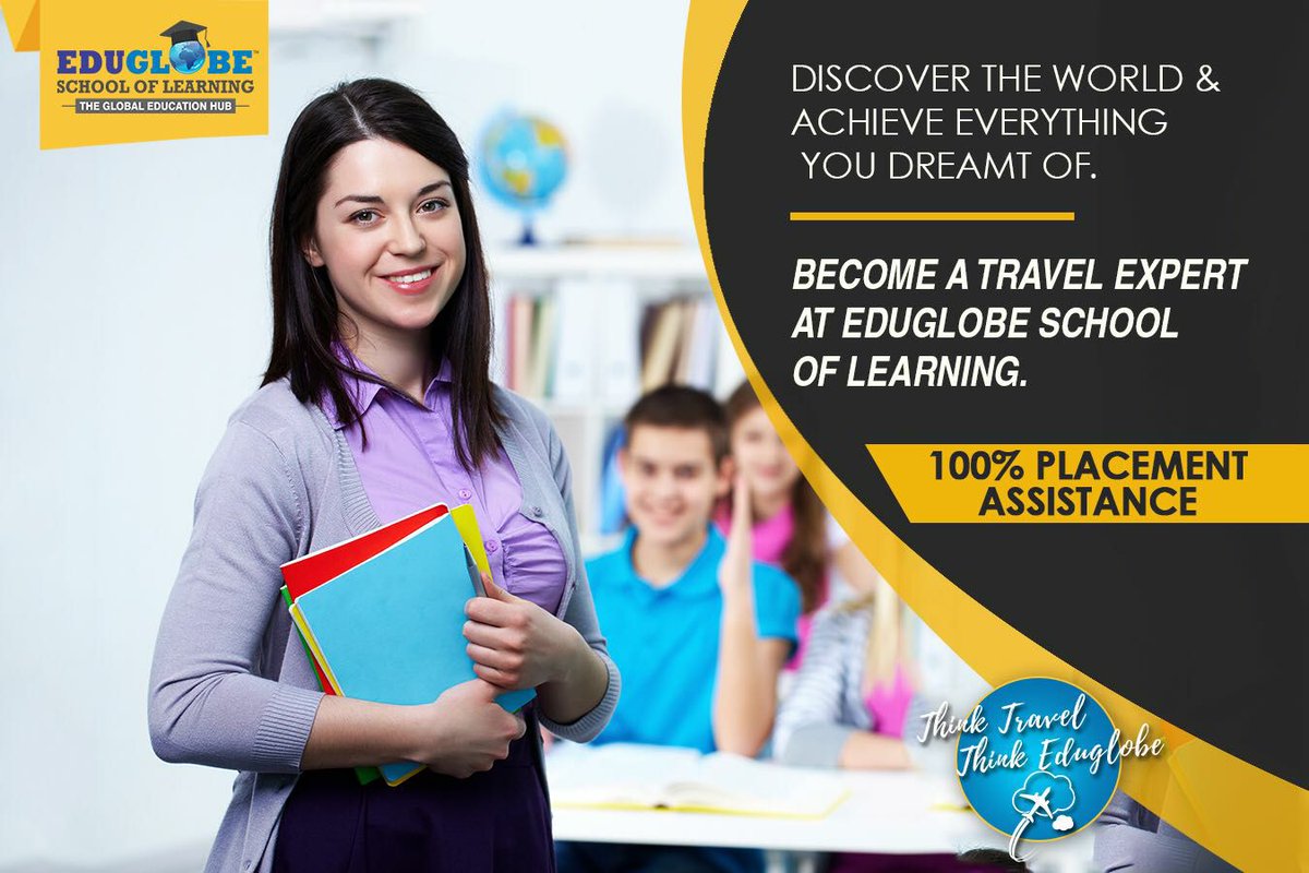 EduglobeSchool's tweet photo. Explore the world with Eduglobe. Become a travel expert today. Think Travel. Think Eduglobe.
#Eduglobe #SchoolOfLearning #BeBefiker #TravelExpert #travelonyourmind #Theschoolofexcellence #Traveltourism #Traveleducation #Travel #Career #Dream #Knowledge #Register #Placement https://t.co/WRrR64d6K5