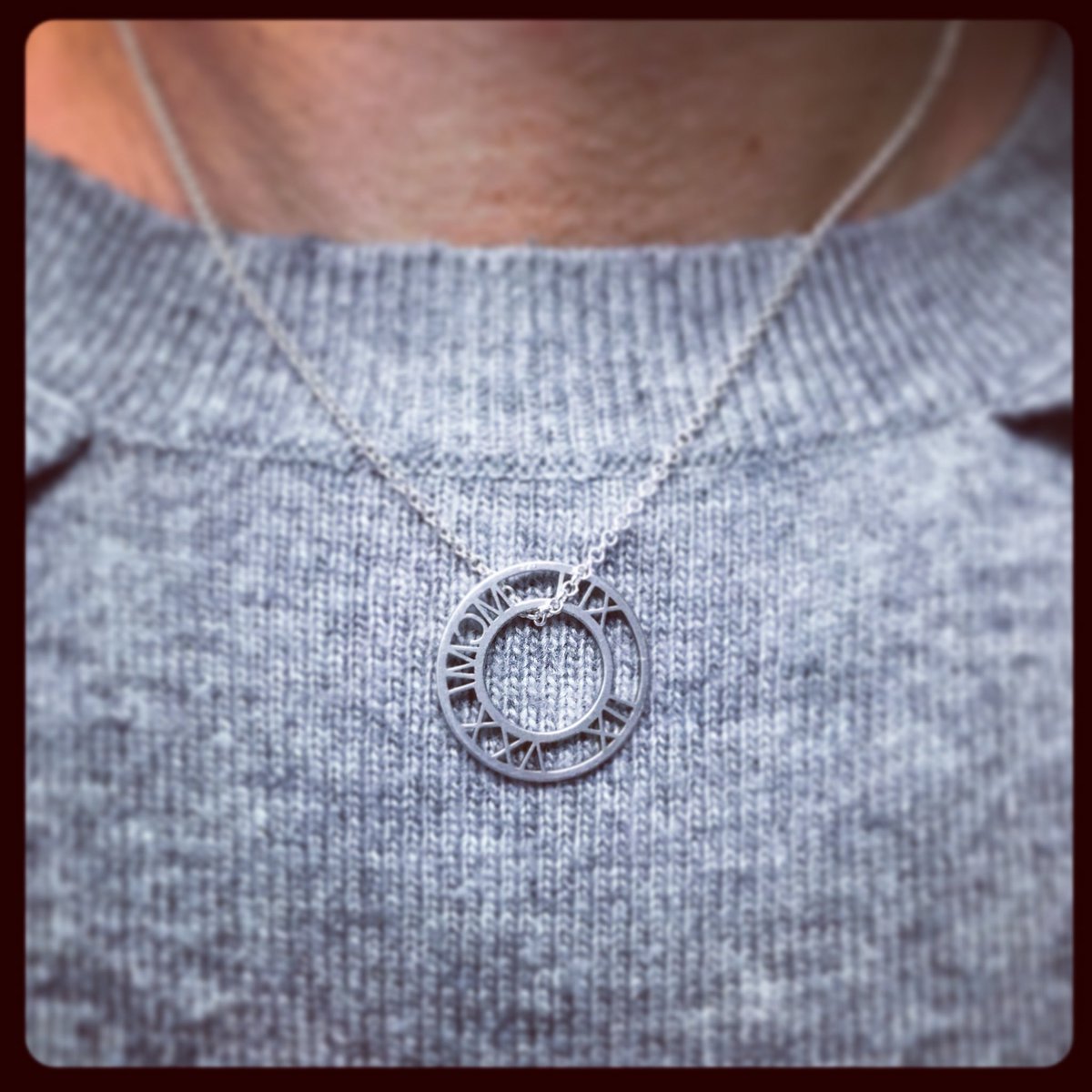 DandyRocksUK's tweet photo. Save the date necklace 💕 your chosen date in Roman numerals 💕 #jewellery #SterlingSilver #wedding #bride #love #fashion #snowuk https://t.co/s8a69rrNSI