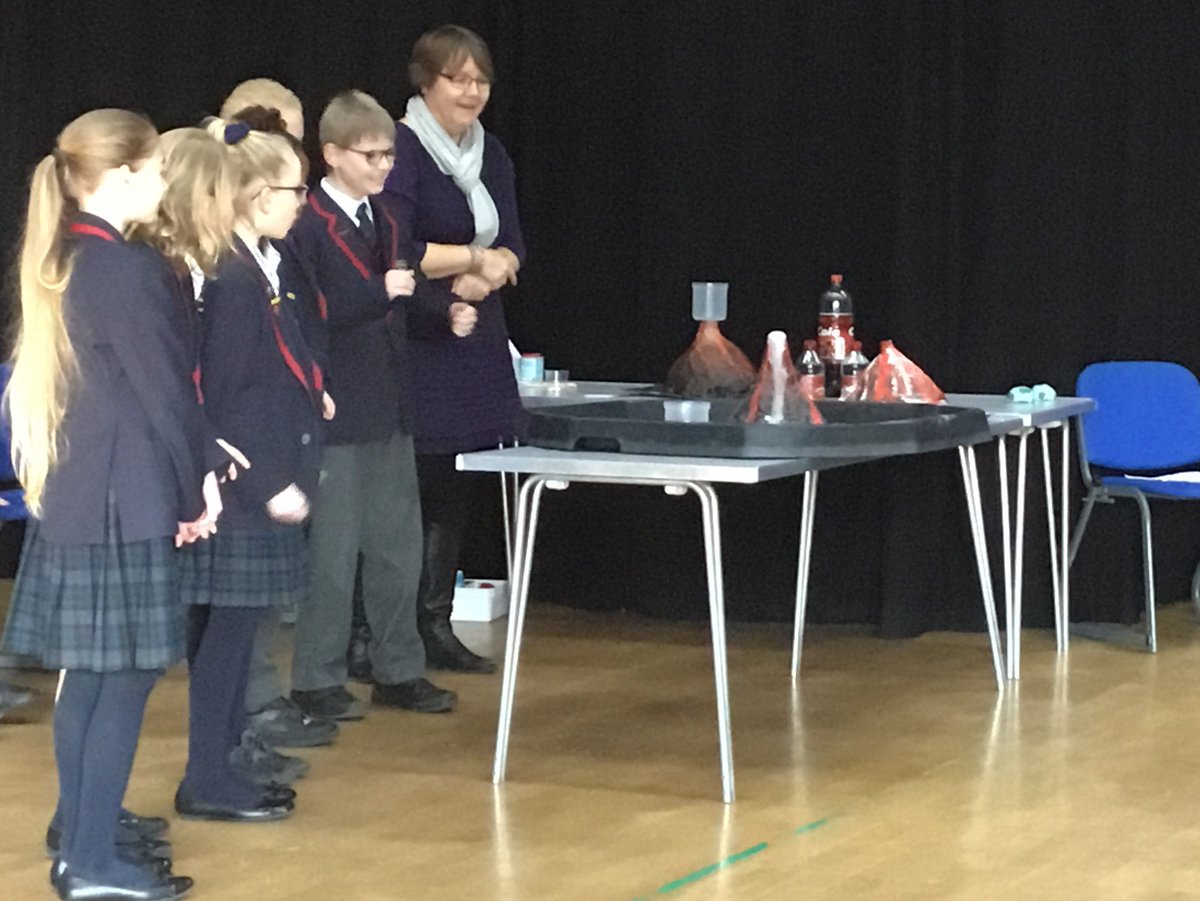 Cross-curricula: A joint Lower Prep and Pre-Prep assembly focused on the topic of #Volcanoes. The focus included live #Science experiments, #English poetry, the #Geology of volcanoes (Geography), Plasticine earths and #History as they had studied Pompeii and other eruptions.