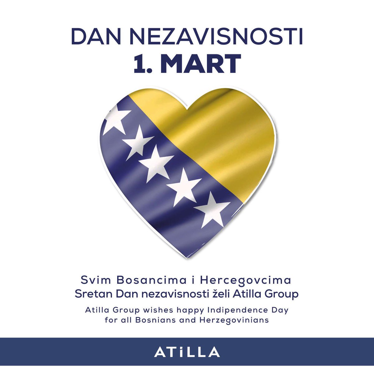 Svim Bosancima i Hercegovcima sretan dan nezavisnosti želi Atilla Group. 

Atilla Group wishes happy Independence Day for all Bosnians and Herzegovinians. 

#aconestate #acon #atillagroup #atilla #acondesign #bih #bosnaihercegovina #bosniaandherzegovina #independent
