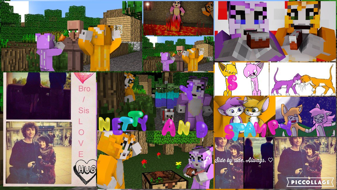 i love you  <a href="/stampylongnose/">Stampy Cat</a>  and <a href="/nettyplays/">NettyPlays</a>   #stampycat and #nettyplays