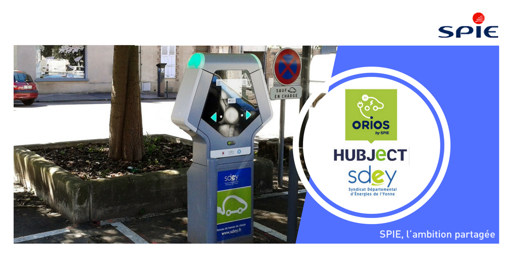 SPIEgroup's tweet photo. Grâce au partenariat entre #SPIE_CityNetworks, @hubject & le #SDEY, les bornes de recharge #ORIOSbySPIE seront accessibles aux usagers #MobilitéElectrique de toute l’Europe 🔌🚗 https://t.co/ndiE4xTjVd https://t.co/SlgC3Tqsh9