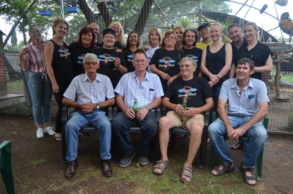 brewbevequip's tweet photo. Brewbev Aviary Team with volunteers at the Brainy Bird Rescue Centre #aviary #givingback #specialised #ng https://t.co/F6hMJkPfTf