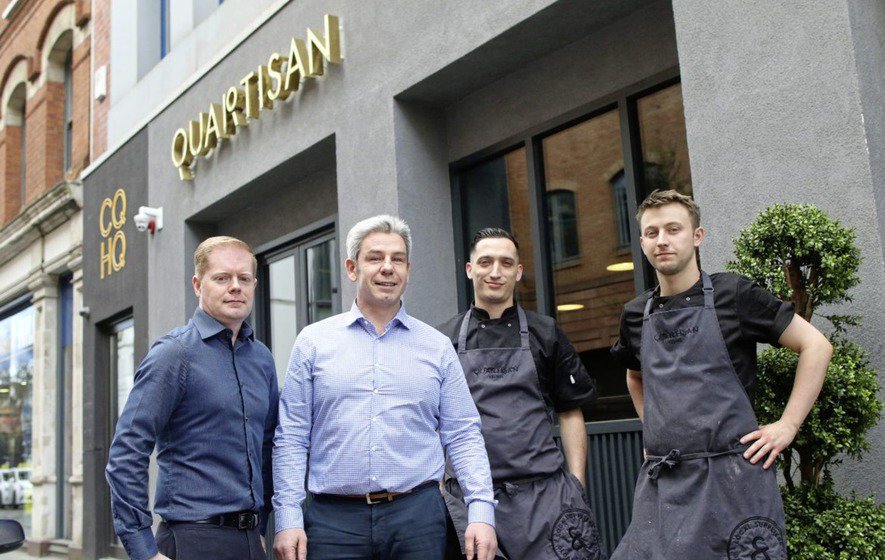 irishnewsbiz's tweet photo. Jobs boost as Quartisan restaurant opens in Belfast Cathedral Quarter  https://t.co/JPnRfCQEQS https://t.co/FuzmLYZgX6