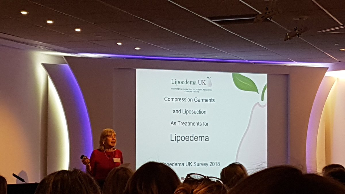 KateFrstr's tweet photo. Great turnout for #Lymph18.   #lymphoedema 5th annual conference - same age as @LipoedemaUK!  Loads of healthcare professionals made it here through the snow to focus on patient motivation &amp; #selfcare tips. https://t.co/htV2fUwrfv