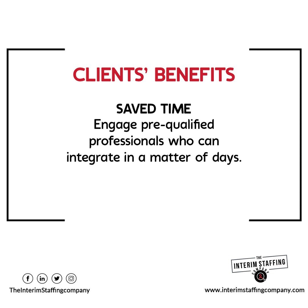 interimstaffco's tweet photo. Benefit of using our solutions #hr #solutions
#workforcesolutions #thefutureofHR #interimstaffing #innovationsinHR #contingent #temps #labouroutsourcing #servicesprocurement https://t.co/NgbELMMody