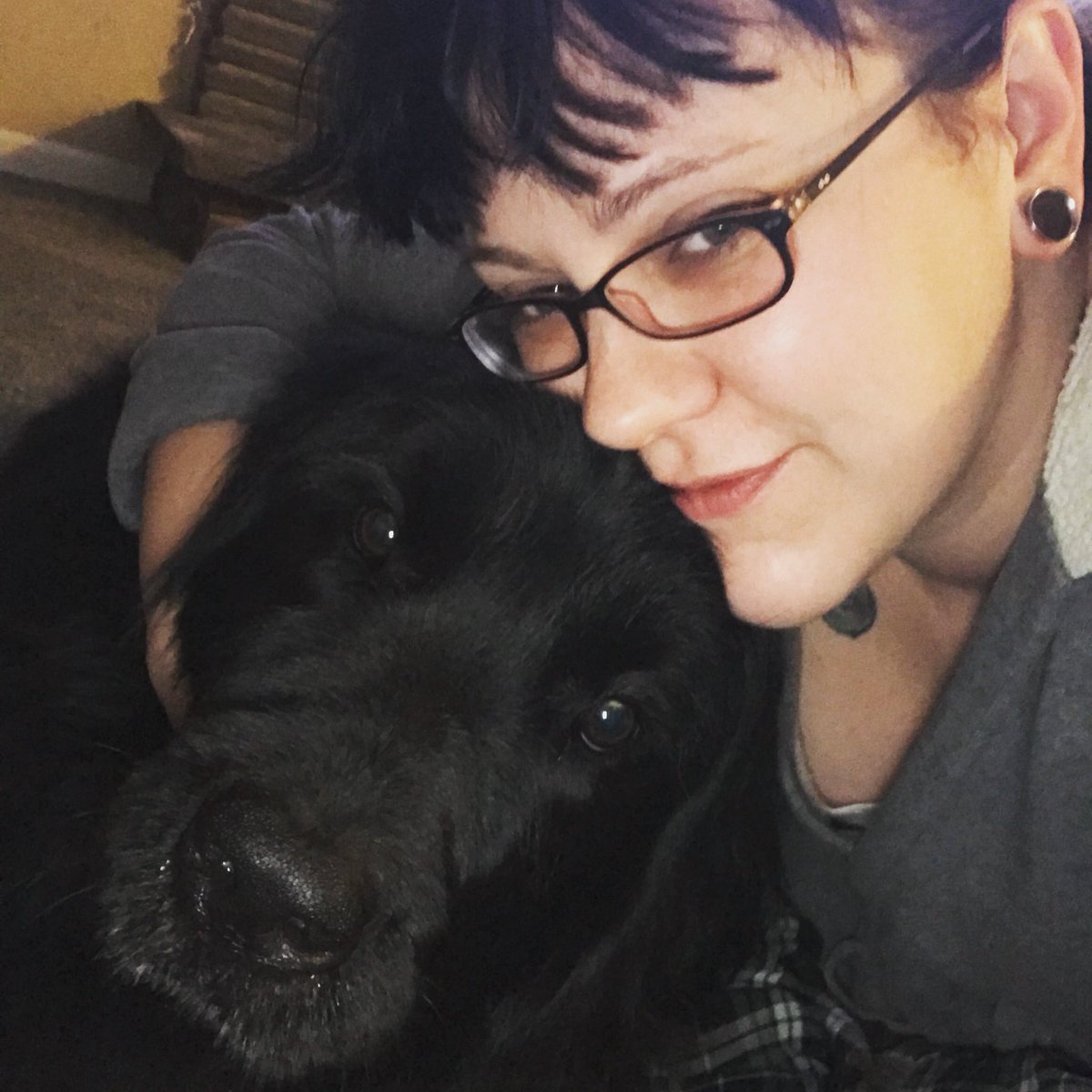 KaylaMichael2's tweet photo. Mornings are for Wilbur’s physical therapy, snuggles, &amp; puppy kisses while I’m still waking up lol 
🐶
🐶

🐾🐾

#dogsofinstagram #dog #wilbur #newfoundland #newfie #newfiesofinstagram #newfiesarethebestdogsever #physicaltherapy #tornacl #veterinarytechnician https://t.co/cn6TjfRC5w