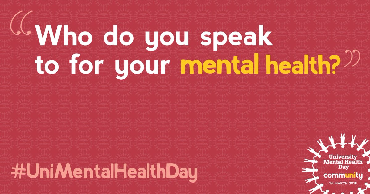 StudentMindsOrg's tweet photo. Who do you speak to for your mental health? https://t.co/qJYpzqnegr #UniMentalHealthDay https://t.co/nFBNwAbzOF