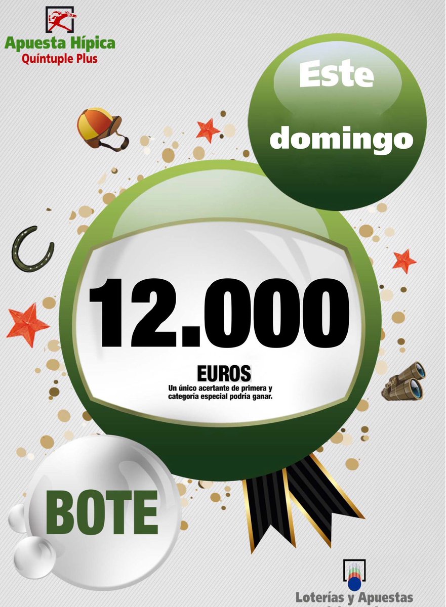 lapremiosa's tweet photo. Estos son los #botes en #lototurf, #quintupleplus y #gordopara el Domingo. ¿Y si cae aquí? Loteria @lapremiosa @TDLE_gestion #chamartin. Que la suerte te acompañe!!! https://t.co/N5FaRAlX89