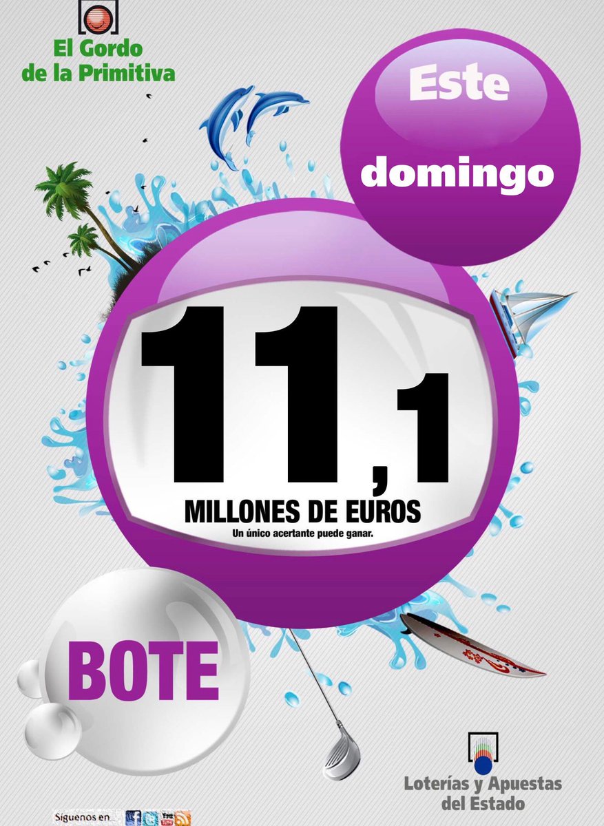 lapremiosa's tweet photo. Estos son los #botes en #lototurf, #quintupleplus y #gordopara el Domingo. ¿Y si cae aquí? Loteria @lapremiosa @TDLE_gestion #chamartin. Que la suerte te acompañe!!! https://t.co/N5FaRAlX89