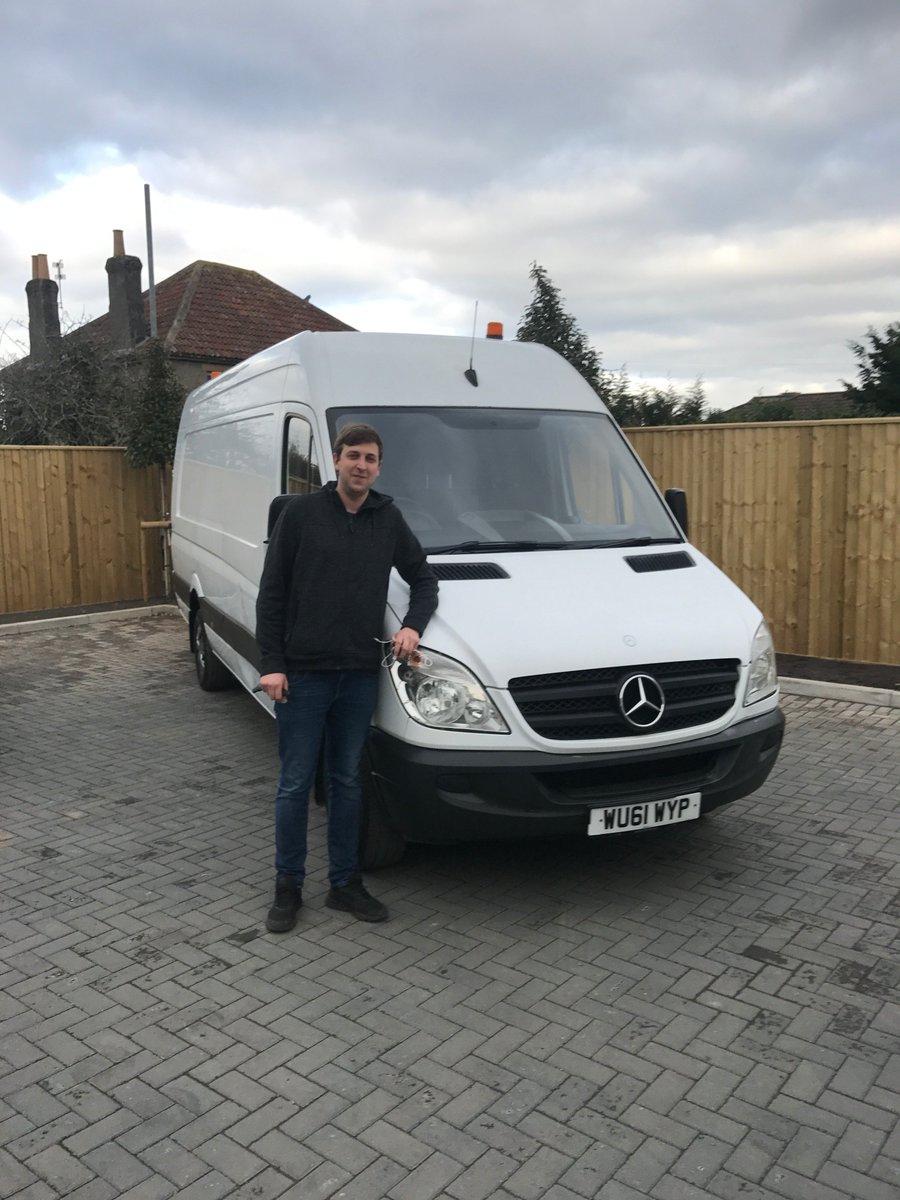 Tommy from London collecting his Mercedes Sprinter last week. Thank you for the business Tommy, we hope you're enjoying the new van! #Vans365
