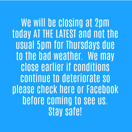FabricHQ's tweet photo. Closing early today due to the snow.  We'll post here if we close before 2pm so check before you travel, please.  Stay safe folks! https://t.co/yg7hXp70oW