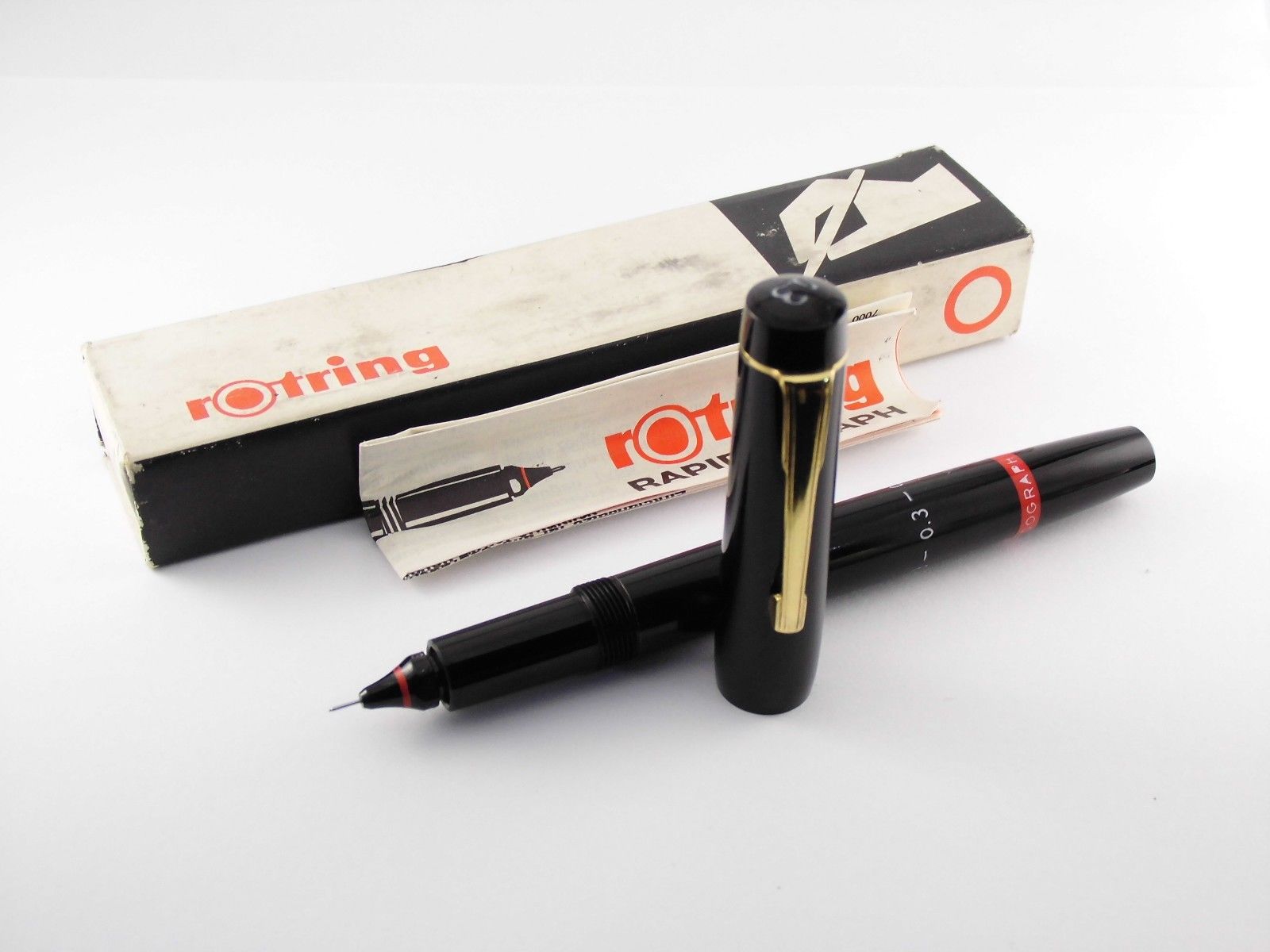 rotring Art pen 1.1mm/1.5mm/1.9mm/2.3mm/ EF/ F/ M/ B sketch professional drawing  pen 1 piece