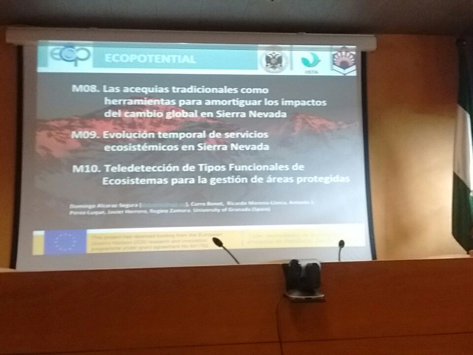 ETC_UMA's tweet photo. Los storylines de Sierra Nevada, presentados por Domingo Alcatraz de @iEcolab @UGRinvestiga https://t.co/7EIXIrG0FR