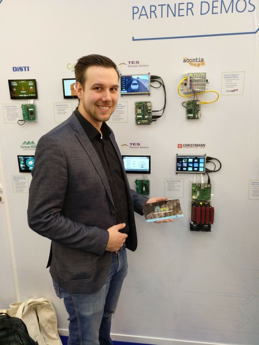 M2DC_Project's tweet image. @M2DC_Project @christmann_info exhibiting its 4 microserver baseboard on the Toradex booth, running an image scaling demo using the #M2DC #IMG #SEE. Find us at the @embedded_world hall 1, booth 639.