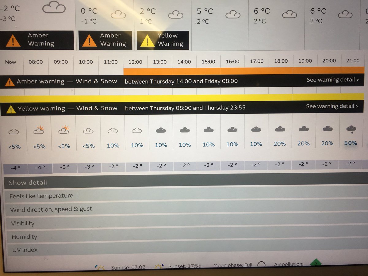 portmeadp's tweet photo. Latest Met Office Forecast. We will REMAIN OPEN unless you hear otherwise. Thanks. #pmdpcomm https://t.co/JPWMuojjax