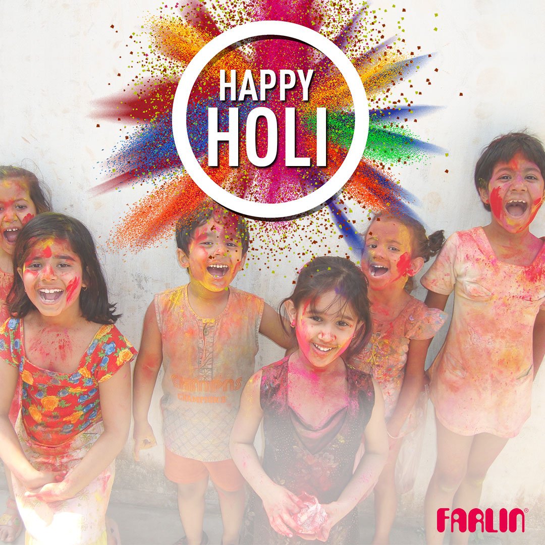 Hope the canvas of your life is painted with beautiful colors. 
Happy Holi to you and your family..!!

#farlinindia #HappyHoli #Holi #FestivalOfColours #celebrations #happyholi2018
