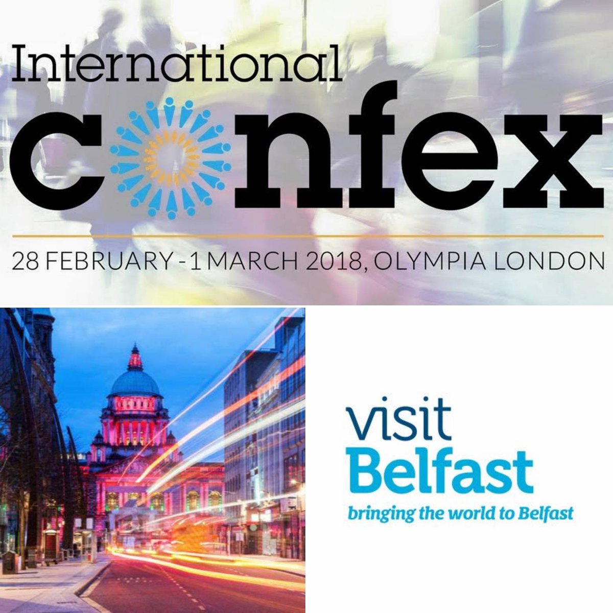 Keith_Barron's tweet photo. #Belfast and the #CauswayCoast was named by @LonelyPlanet guide as the World's Best Region to visit 2018 | Come to Stand #I40C @IntlConfex #Confex18 and learn more | @VisitBelfastBiz #eventprofs https://t.co/Jp6aXWCc23