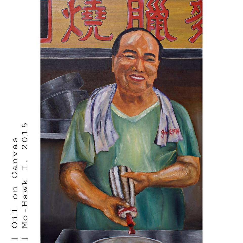 iremembersg's tweet photo. "Hawker food has been a huge part of my childhood memories. My family used to live in Ghim Moh, and we would either dine in or 'da bao' food from the hawker centre. " - Kelly Ser
Kelly painted the "Mo-Hawk" series to celebrate the traditional art of hawker fare.

#sgmemory https://t.co/2ibPBWjTR3