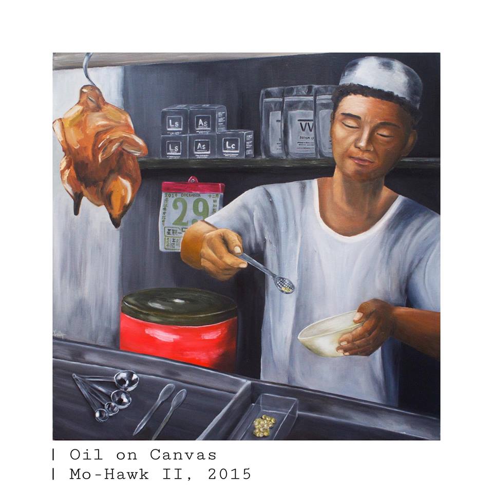 iremembersg's tweet photo. "Hawker food has been a huge part of my childhood memories. My family used to live in Ghim Moh, and we would either dine in or 'da bao' food from the hawker centre. " - Kelly Ser
Kelly painted the "Mo-Hawk" series to celebrate the traditional art of hawker fare.

#sgmemory https://t.co/2ibPBWjTR3