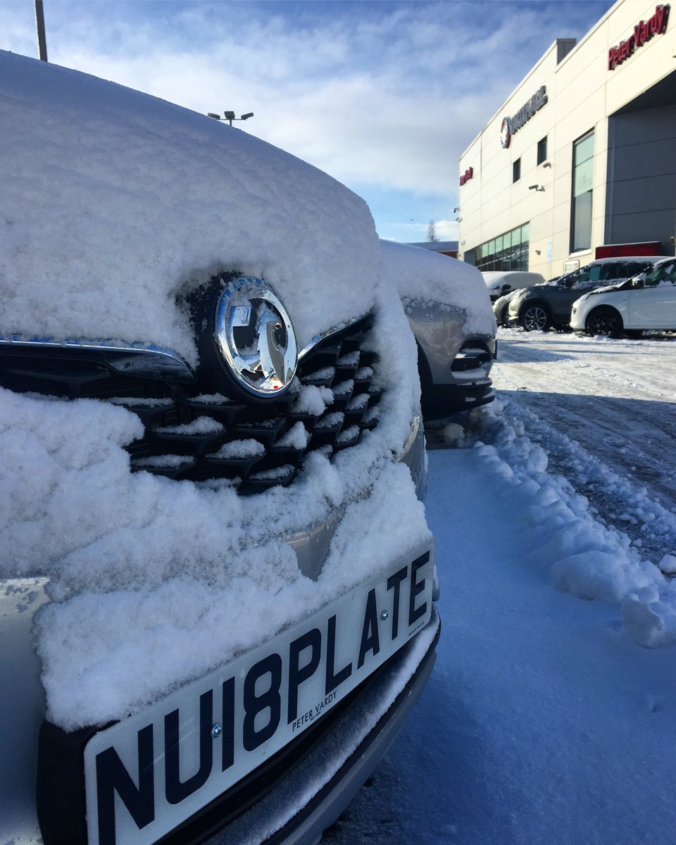 PVMotherwell's tweet photo. A Snowy Start but itβs March!!! You know what that means....a big WELCOME to THE 18 PLATE ππβ€οΈβ¨
_________________________________
#18plates #vauxhall #newcar #march #thursday https://t.co/O5XKZI3mY5
