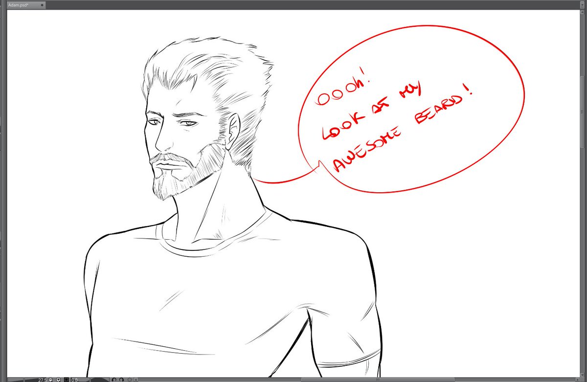 MavComics's tweet photo. Look at that beard, that beard is amazing! Coff. It's been a while, but I'm still doing...things...and I thoght it was a good idea to start sharing those things with people, that maybe would appreciate.

#oc #beard #funny #wip https://t.co/tPCDf2JLX8