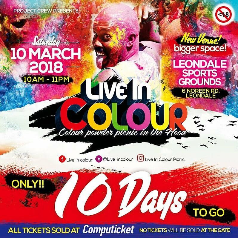 live_incolour's tweet photo. 10 Days to Go!!!
#Live_In_Colour
#WeLoveLiveInColour
ππ 10 March π WOZA!!!! https://t.co/sAYPdD6jsH