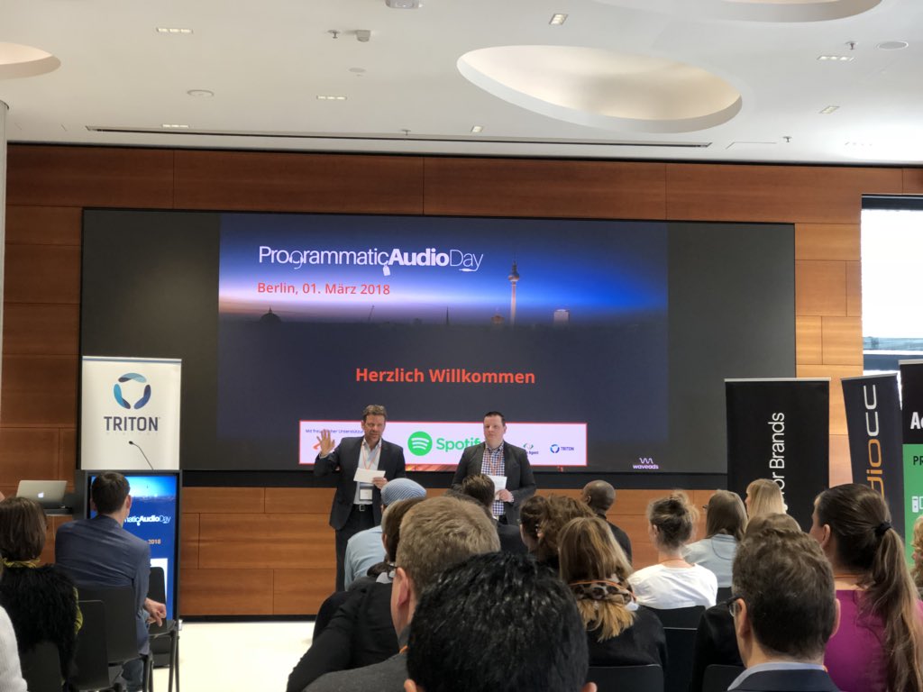 reboehnke's tweet photo. Heute auf dem Programmatic Audio Day 2018 in Berlin im Rocket Tower Nähe Checkpoint Charly. Mit 180 Teilnehmern sehr gut besucht. #PAD2018 #Rockettower https://t.co/q5wMUkZKow