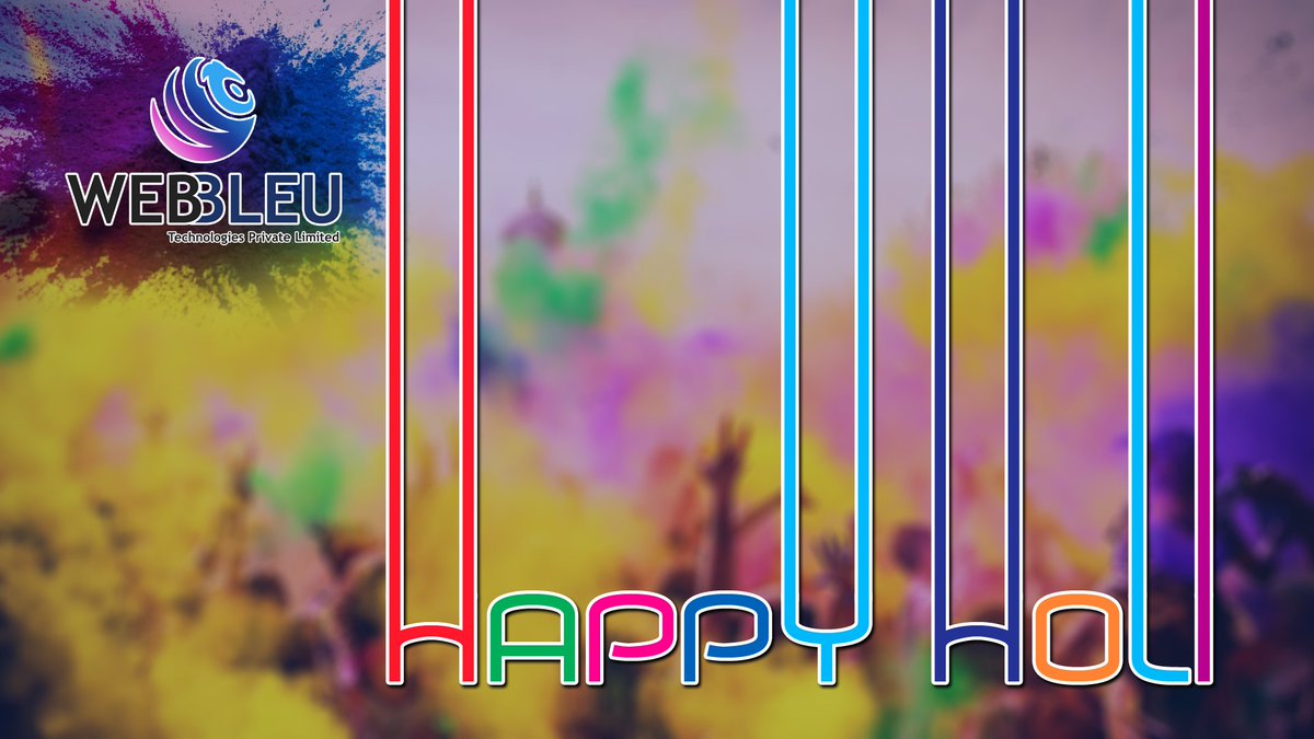 Web_Bleu's tweet image. Wish you Happy Holi to all.

#Holifestival #Holi2018 #holi