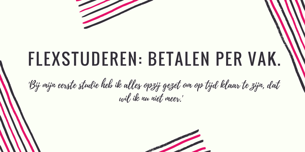 Kun je niet alle vakken volgen omdat je een bestuursjaar doet of topsporter bent? Dan is betalen per studiepunt toch veel eerlijker? Daarom doet Windesheim mee aan experiment Flexstuderen: volkskrant.nl/binnenland/col…