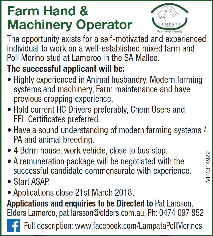roblampata's tweet photo. Current position available for someone at our place. Please share and re tweet will great to see it Twitter has the ability to help promote the great opportunity for the right person. https://t.co/JqUCatAxFP
