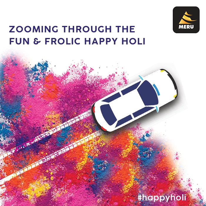 Meru Cabs wishes you a safe,happy and colourful HOLI!!!