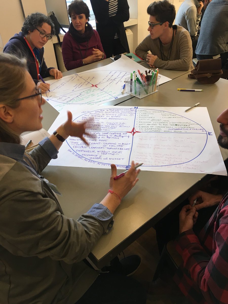 TinkeringEU's tweet photo. The Art of Tinkering training begins! @TinkeringStudio and @Museoscienza immerge educators from @NEMOamsterdam @CambridgeEdFac @CosmoCaixa Noesis Museum Science-Centre Network in three days of experience and learning https://t.co/MkniGN5PZp