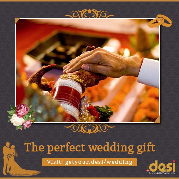 dotdesi's tweet image. Gift your daughter a memory. Get a wedding website for a memorabilia: getyour.desi/wedding