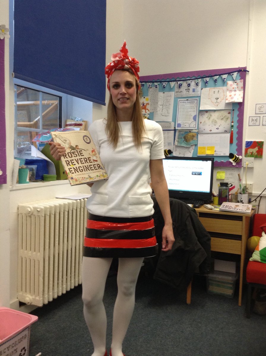 SudbourneChild's tweet photo. What a great start to #WorldBookDay2018 . Class 3 have been set an engineering task by @RosieRevere to make and test different airplane designs for her great-great-aunt Rose. https://t.co/3c8hkJGqLp